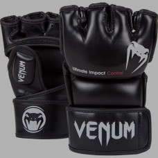 Рукавички Venum Impact MMA Gloves-Skintex Leather-Black